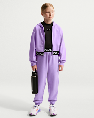 Детские спортивные штаны Nike Pro Fleece Big Kids' (Girls') Dri-FIT Joggers