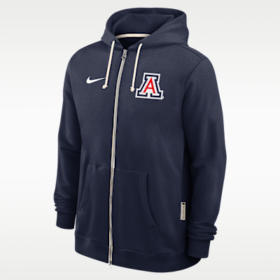 Arizona Sideline Men's Nike Dri-FIT College Full-Zip Hoodie