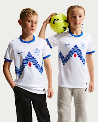 Детские джерси Slovenia 2026 Stadium Home Big Kids' Nike Dri-FIT Soccer Replica Jersey
