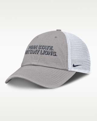 Мужские  Penn State On-Field Club Gameday Nike College Trucker Adjustable Hat