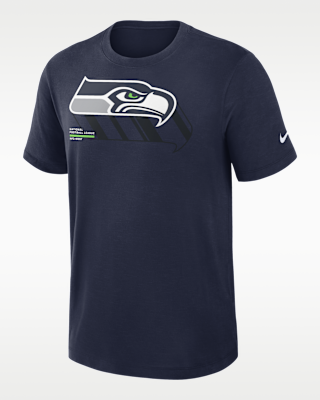 Мужская футболка Seattle Seahawks Slub Nike Dri-FIT NFL