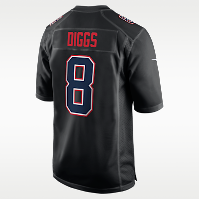Jersey Nike de la NFL Game Fashion para hombre Stefon Diggs New England Patriots Super Bowl LX