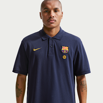 Nike FC Barcelona Club Nike Erkek Futbol Polo Üstü