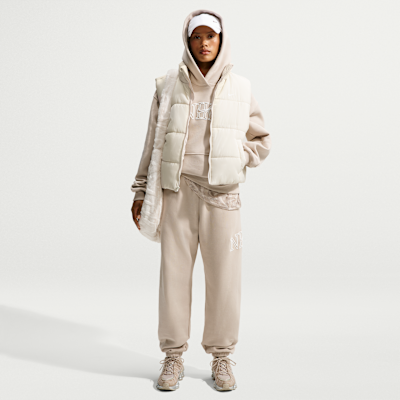 Женские брюки Nike Studio Fleece Medium Weight "Graphic Pack" Women's Oversized Cuffed Logo Pants