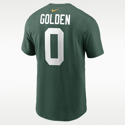 Playera Nike de la NFL para hombre Matthew Golden Green Bay Packers