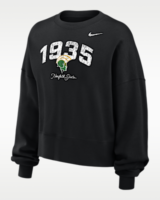 Женский свитшот Jordan College (Norfolk State University) Phoenix Fleece Crew-Neck