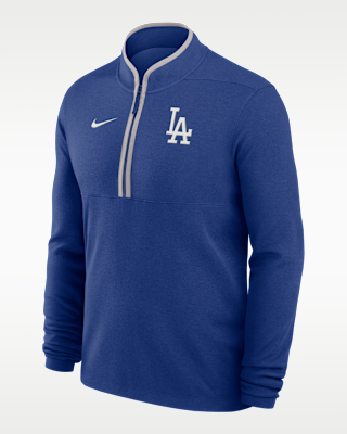 Мужские  Los Angeles Dodgers Victory Nike Dri-FIT MLB 1/2-Zip Long-Sleeve Top