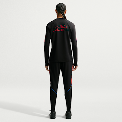 Nike Paris Saint-Germain Strike Nike Dri-FIT Crew Yakalı Örgü Kadın Futbol Üstü görsel 5