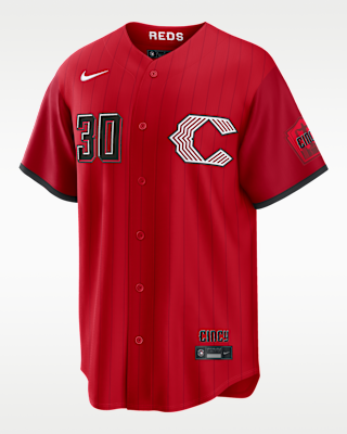 Мужские джерси Ken Griffey Jr. Cincinnati Reds City Connect Nike MLB Stadium Jersey