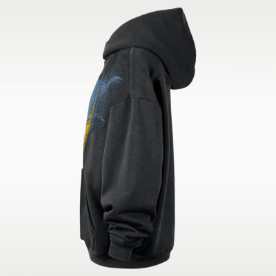 Nike Memphis Grizzlies Standard Issue Fleece Kapüşonlu Erkek Basketbol Üstü görsel 3