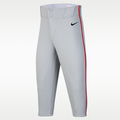 Pants de béisbol entubados de cintura alta para niños talla grande Nike Vapor Select 2