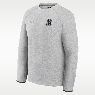 Sudadera de cuello redondo sin cierre Nike de la MLB para hombre New York Yankees Tech Fleece