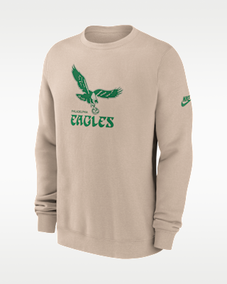 Мужские  Philadelphia Eagles Rewind Club Nike NFL Pullover Crew