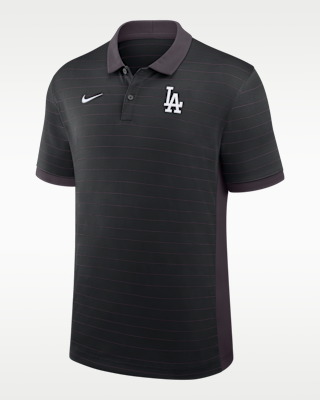 Мужские  Los Angeles Dodgers Authentic Collection Striped Victory Nike Dri-FIT MLB Polo