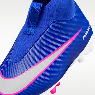 Nike Jr. Mercurial Superfly 10 Academy high-top voetbalschoenen voor kleuters/kids (kunstgras)