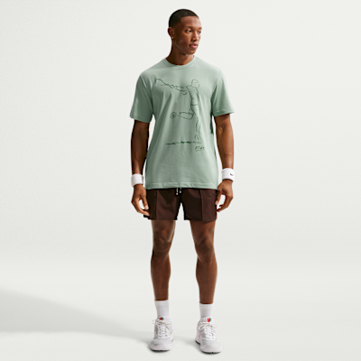 NikeCourt Dri-FIT Erkek Tenis Tişörtü görsel 4
