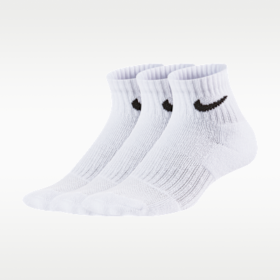 Nike Everyday Younger Kids' Cushioned Ankle Socks (3 Pairs)