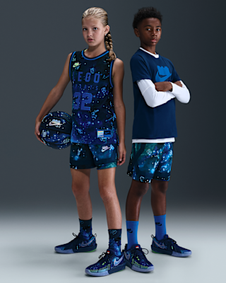 Детские шорты Nike x LEGO® Collection Big Kids' Dri-FIT Crossover Shorts
