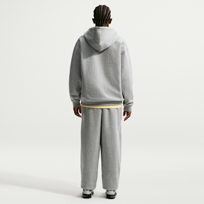 Nike Solo Swoosh Tam Boy Fermuarlı Fleece Erkek Kapüşonlu Üstü görsel 5