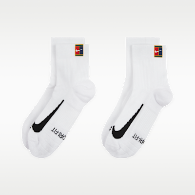 NikeCourt Multiplier Max Tennis Ankle Socks (2 Pairs)