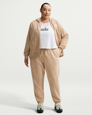 Женские  Nike Sportswear Club Fleece Mid-Rise Oversized Sweatpants (Plus Size)