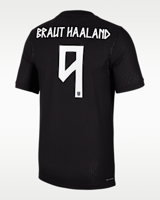 Мужские джерси Erling Braut Haaland Norway National Team 2026 Match Away Nike Dri-FIT ADV Soccer Jersey