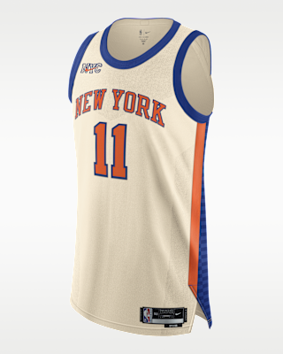Мужские джерси Jalen Brunson New York Knicks City Edition Nike Dri-FIT ADV NBA Authentic Jersey для бега