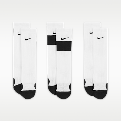 Calcetines largos de básquetbol para niños Nike Elite (3 pares)