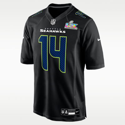Jersey Nike de la NFL Game Fashion para hombre Sam Darnold Seattle Seahawks Super Bowl LX
