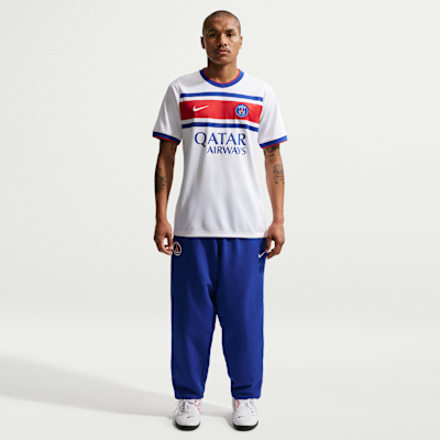 Nike Paris Saint-Germain İç Saha Nike Dri-FIT Maç Öncesi Erkek Futbol Üstü görsel 4