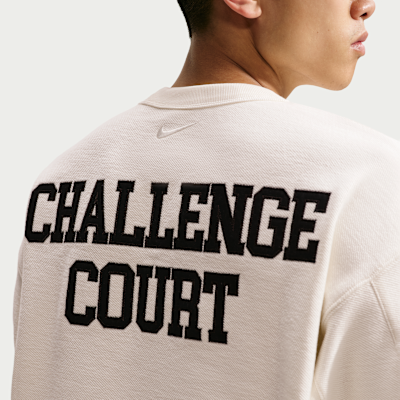 Nike Club Rules Fransız Havlu Kumaşı Crew Yakalı Erkek Sweatshirt'ü görsel 2