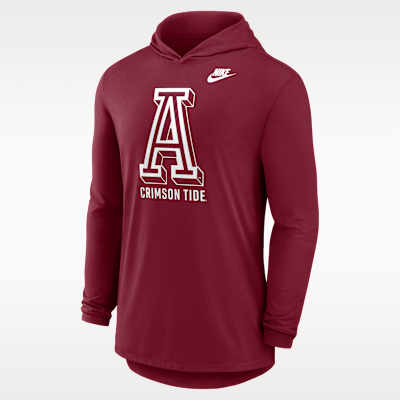 Alabama Legacy Men's Nike Dri-FIT College Long-Sleeve Hooded T-Shirt