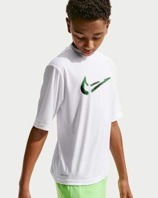 Детские шорты Nike Swim Hydroguard Big Kids' (Boys') Dri-FIT UV Short Sleeve Top