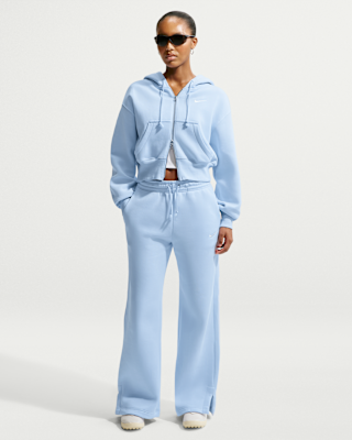 Женские  Nike Sportswear Phoenix Fleece High-Waisted Wide-Leg Pants