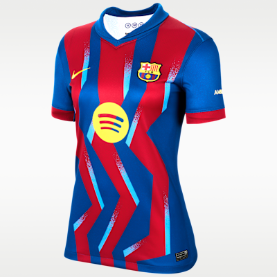 Lamine Yamal Barcelona 2025/26 Stadium Fourth Women's Nike Dri-FIT Soccer Jersey