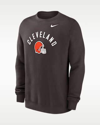 Мужские Cleveland Browns Club Nike NFL Pullover Crew