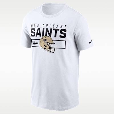 New Orleans Saints Helmet Essential Men's Nike NFL T-Shirt