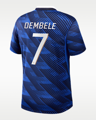 Мужские джерси Ousmane Dembélé France National Team 2026 Stadium Home Nike Dri-FIT Soccer Jersey