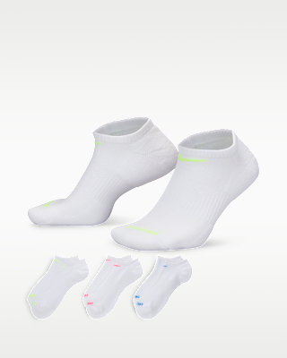 Unisex носки Nike Everyday Plus Cushion Training No-Show Socks (3 Pairs) для тренировок