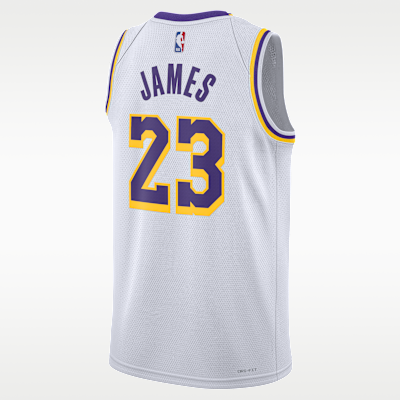LeBron James Los Angeles Lakers 2022/23 Association Edition Nike Dri-FIT NBA Swingman-spillertrøje til mænd