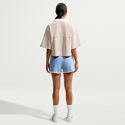 Nike Sportswear Chill Knit Normal Belli Kadın Şortu görsel 5