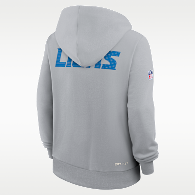 Detroit Lions Sideline Women's Nike Dri-FIT NFL Pullover Hoodie