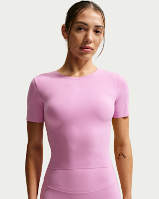 Женские шорты Nike Zenvy Dri-FIT Short-Sleeve Top