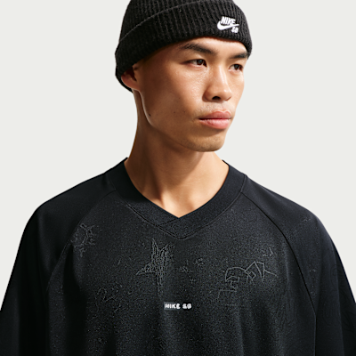 Nike SB เสื้อแข่งสเก็ตบอร์ดผ้าแจ็คการ์ด