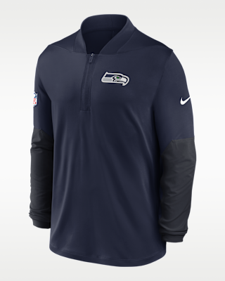 Мужские  Seattle Seahawks Feel The Pressure Nike Dri-FIT NFL 1/2-Zip Top