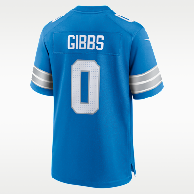 Jahmyr Gibbs Detroit Lions Men's Nike NFL Game Jersey