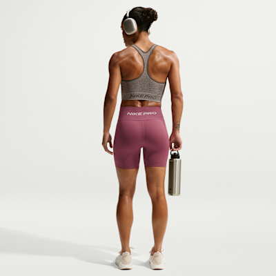 Nike Pro Seamless Yüksek Belli 13 cm Kadın Bisiklet Şortu görsel 5