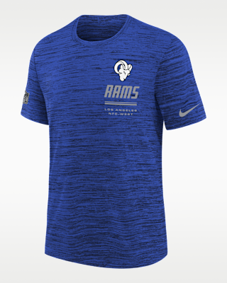 Детская футболка Los Angeles Rams Sideline Velocity Big Kids' Nike Dri-FIT NFL