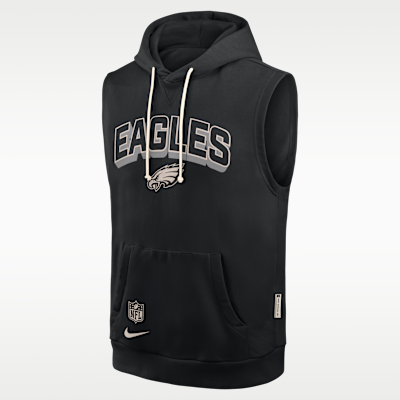 Philadelphia Eagles Sideline Men's Nike Dri-FIT NFL Sleeveless Pullover Hoodie