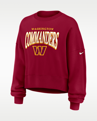 Женские Washington Commanders Rewind Phoenix Nike NFL Oversized Pullover Crew
